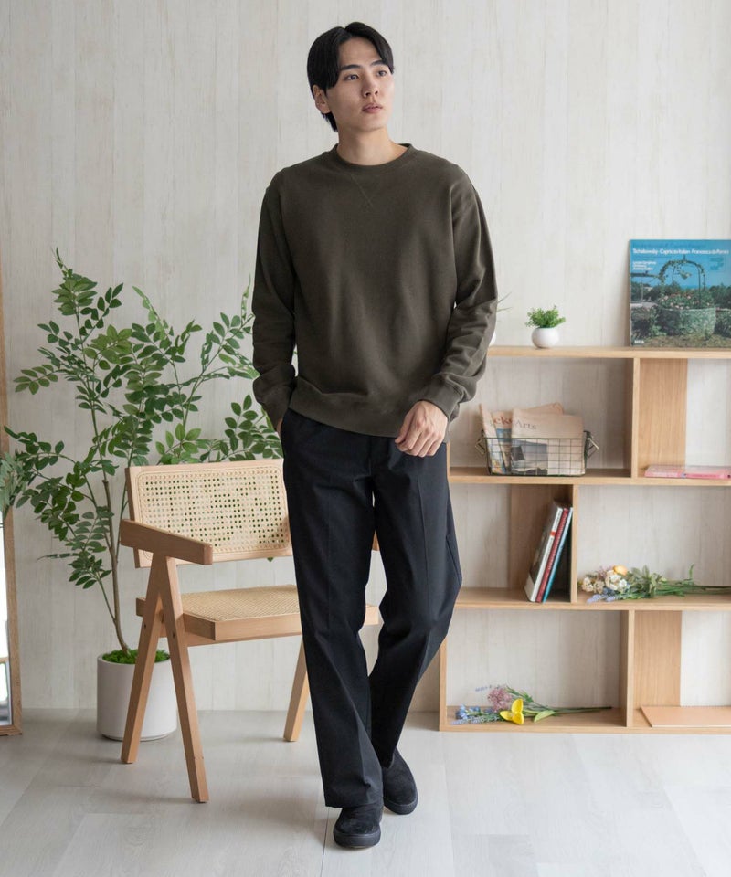 DISCUS  裏毛スウェットクルーネック メンズ商品画像-4