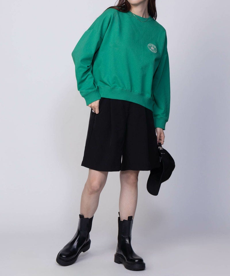 CONVERSE  エンブレムミニ裏毛トレーナー レディース商品画像-12