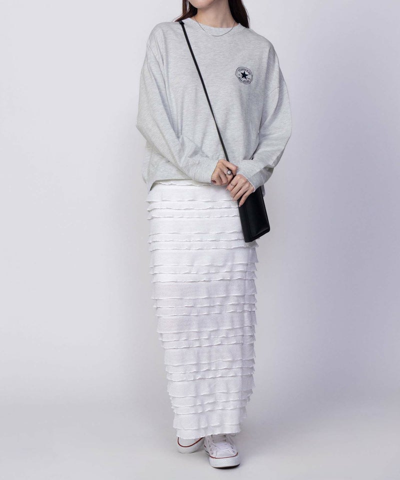 CONVERSE エンブレムミニ裏毛トレーナー レディース商品画像-13