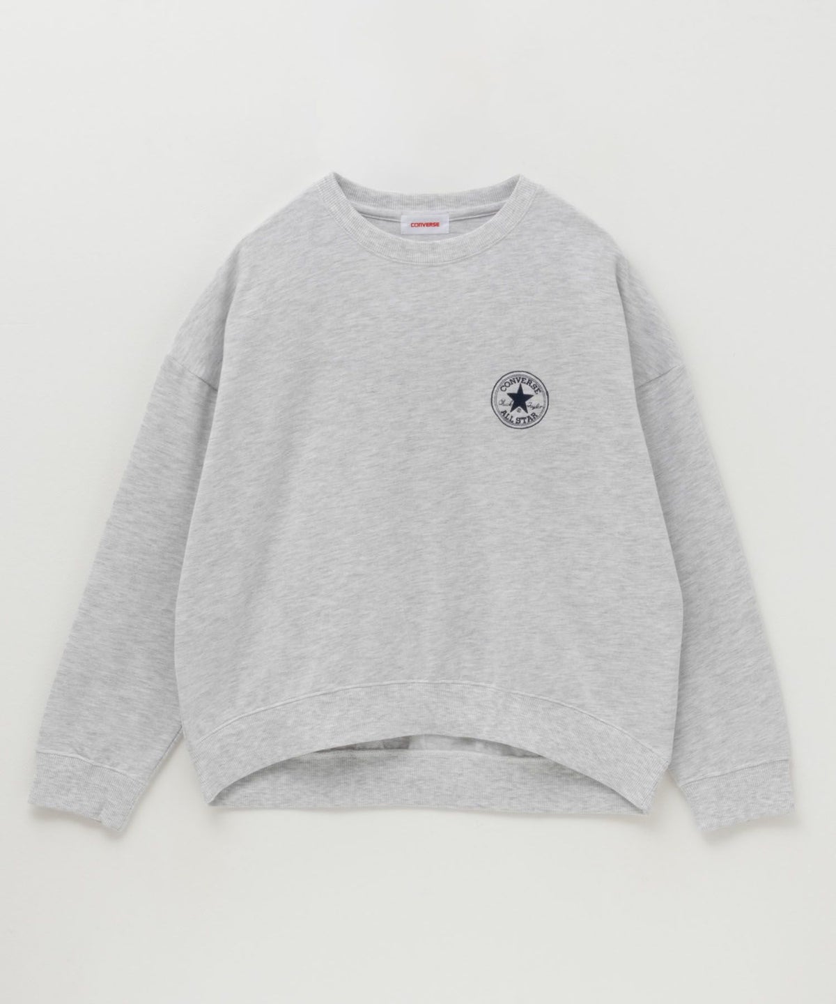 CONVERSE エンブレムミニ裏毛トレーナー レディース