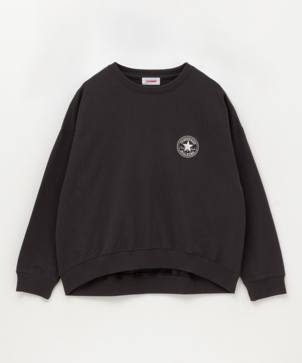 CONVERSE エンブレムミニ裏毛トレーナー レディース