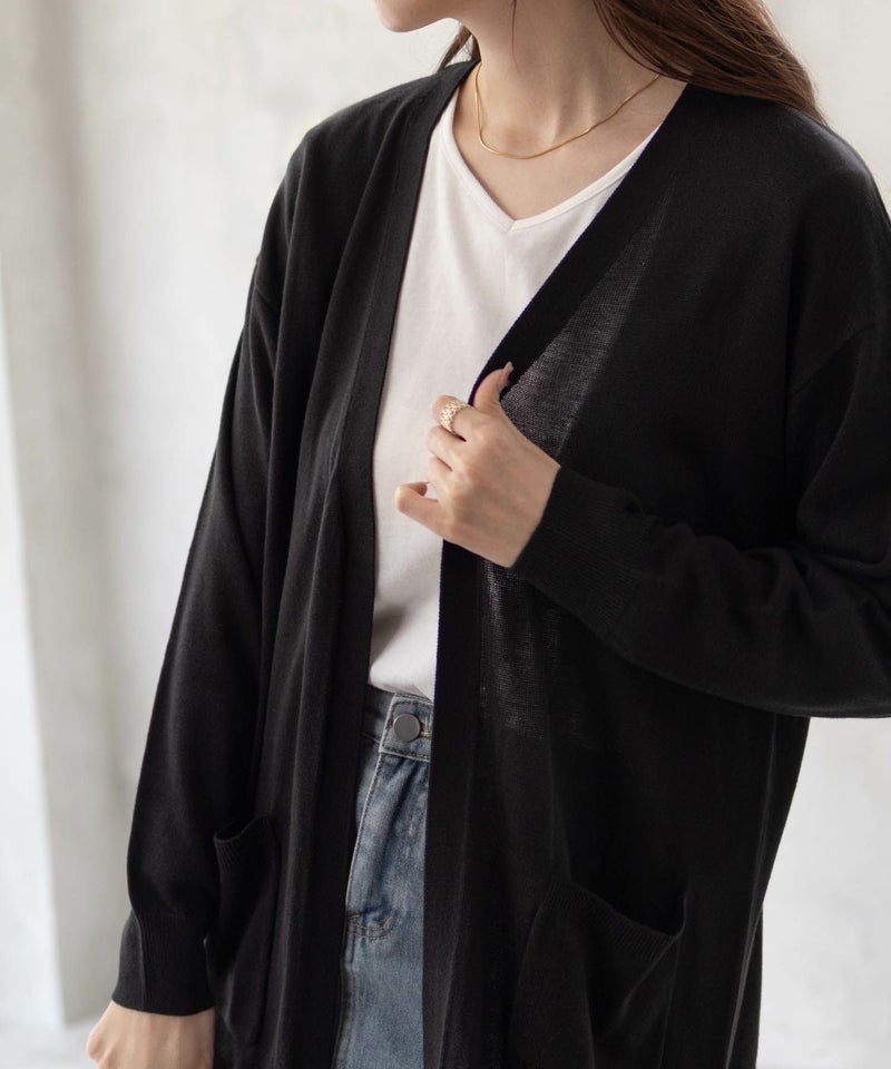 [期間限定knit]nAvy ロングトッパーアンサンブル レディース商品画像-1