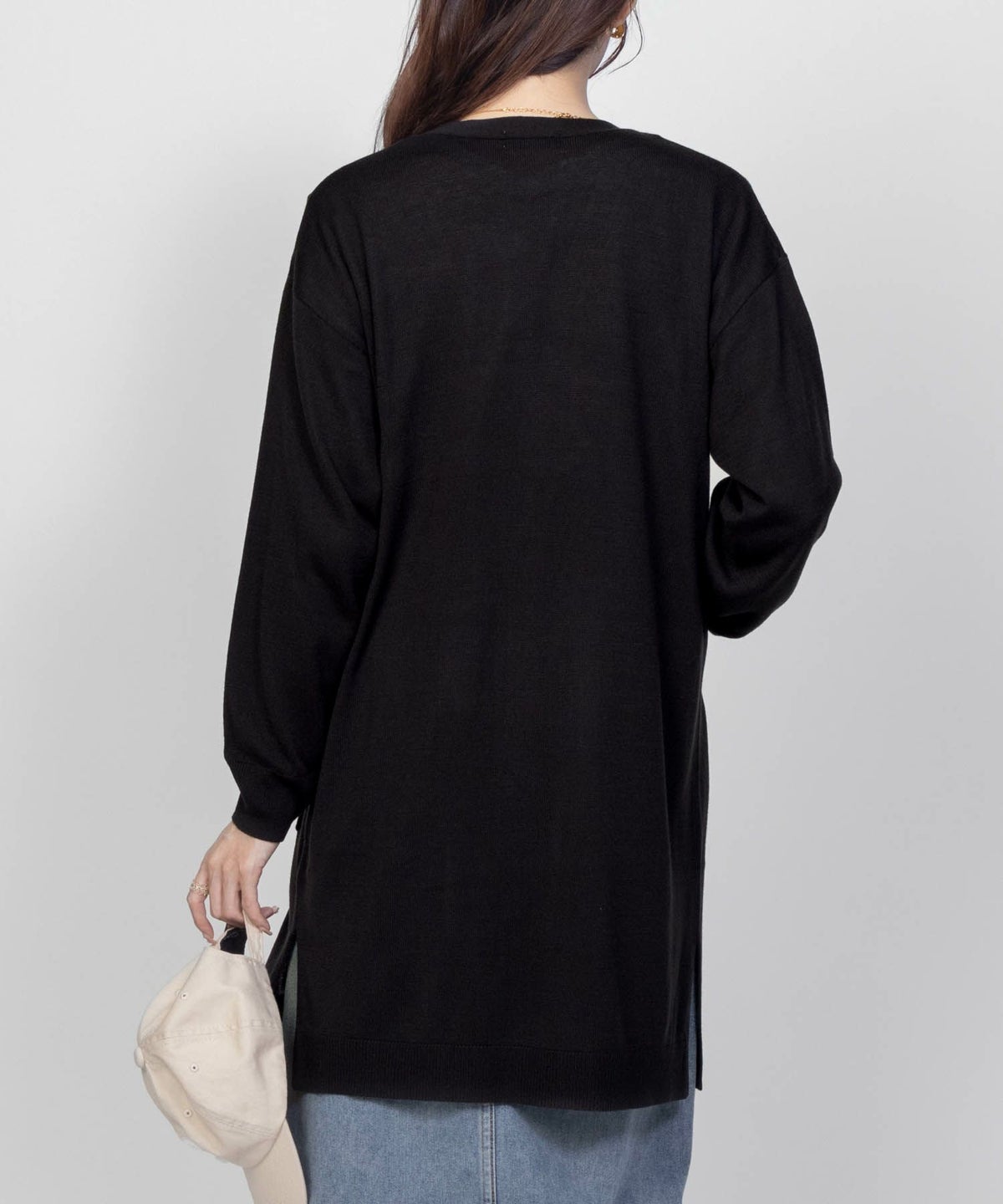 NAVY ロングトッパーアンサンブル レディース