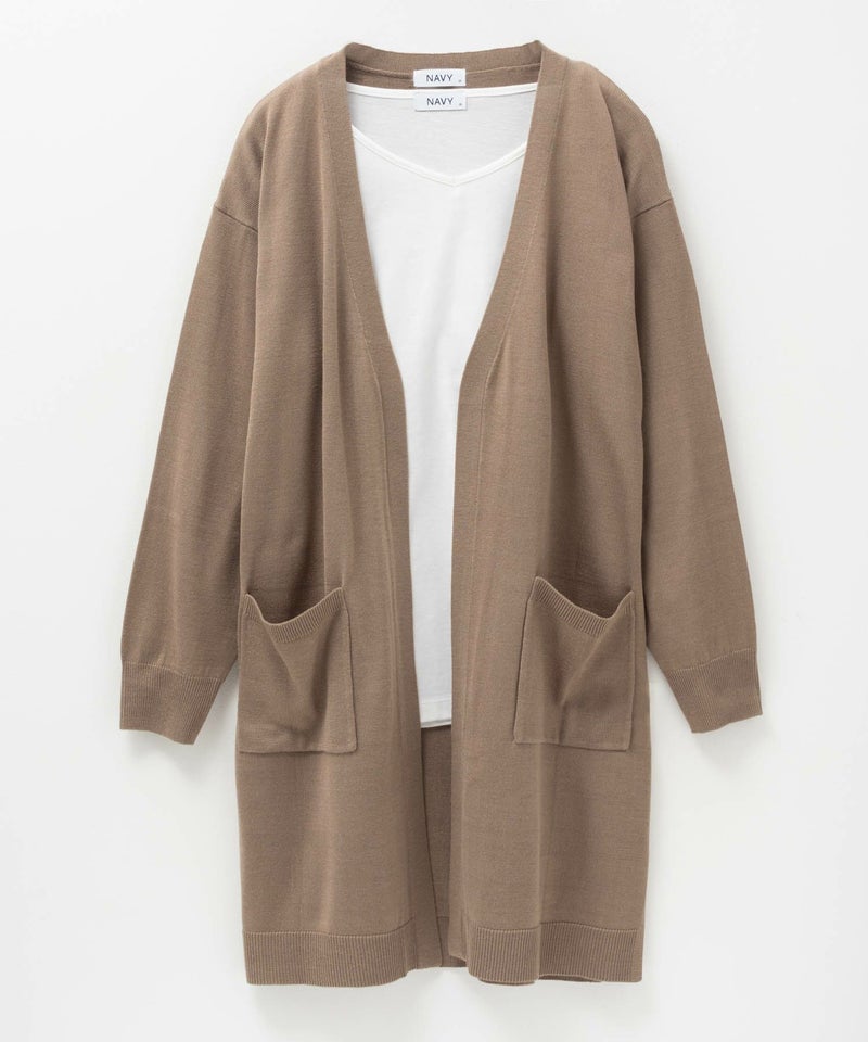 [期間限定knit]nAvy ロングトッパーアンサンブル レディース商品画像-23