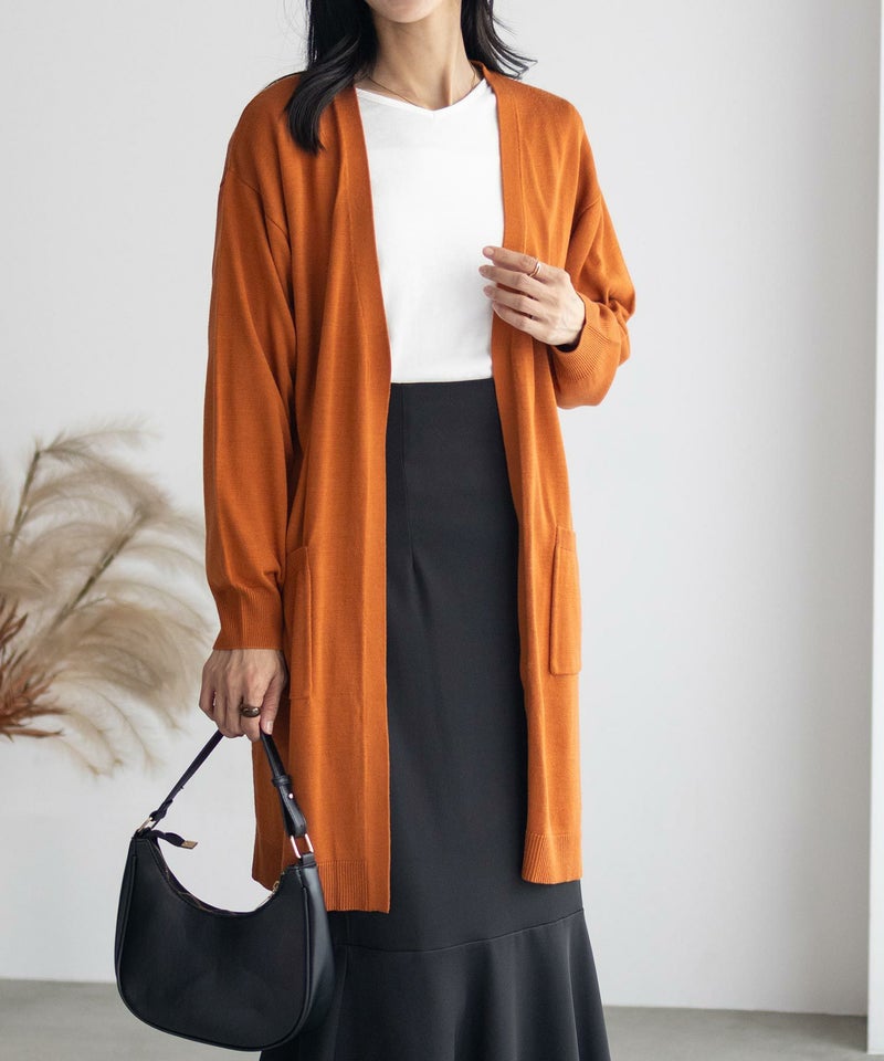 [期間限定knit]nAvy ロングトッパーアンサンブル レディース商品画像-30