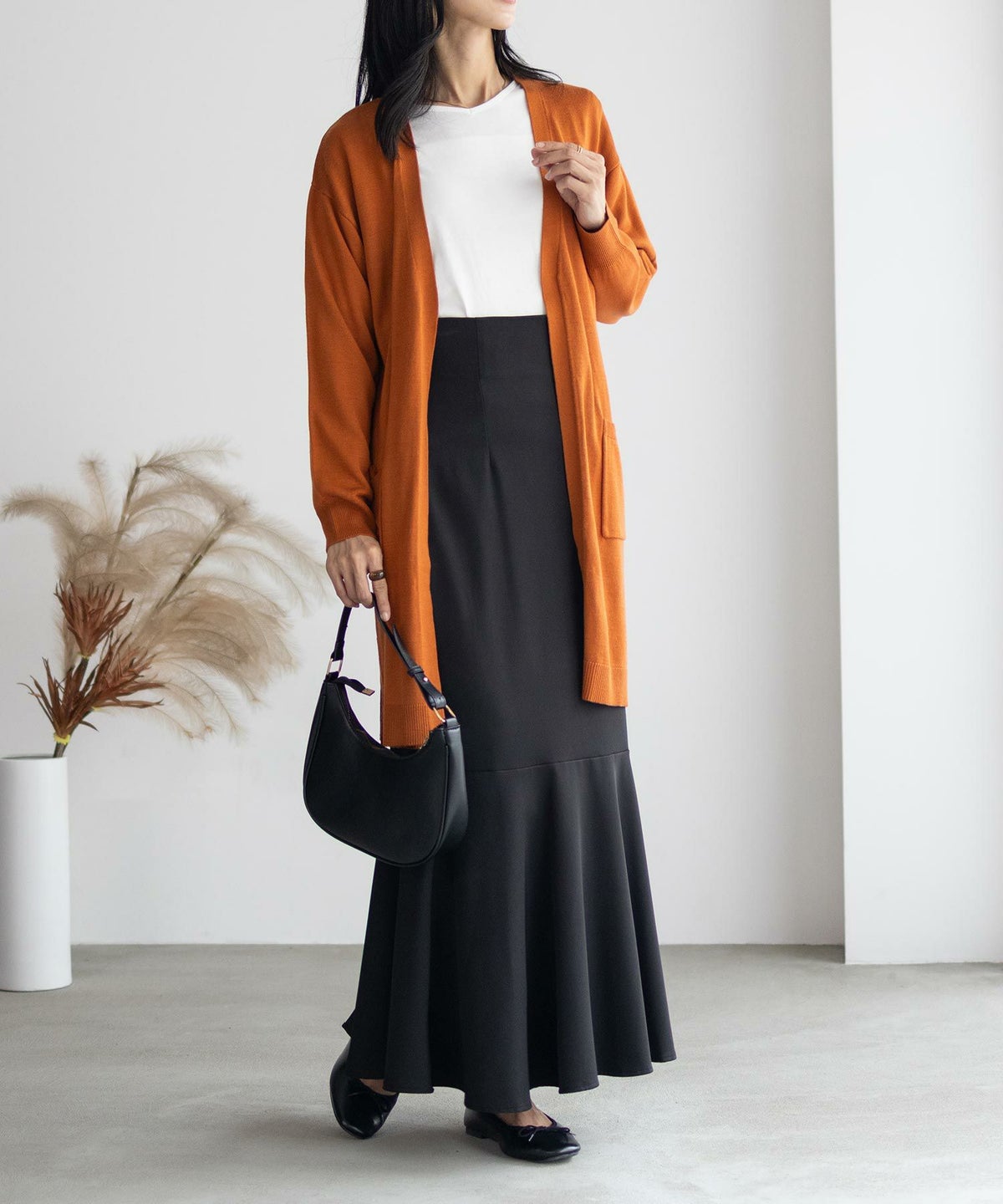 NAVY ロングトッパーアンサンブル レディース