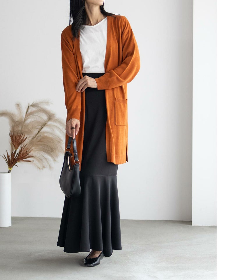 [期間限定knit]nAvy ロングトッパーアンサンブル レディース商品画像-35