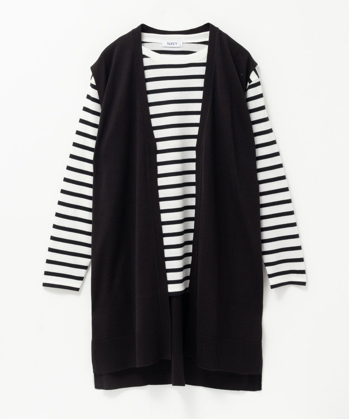 NAVY ロングジレアンサンブル レディース