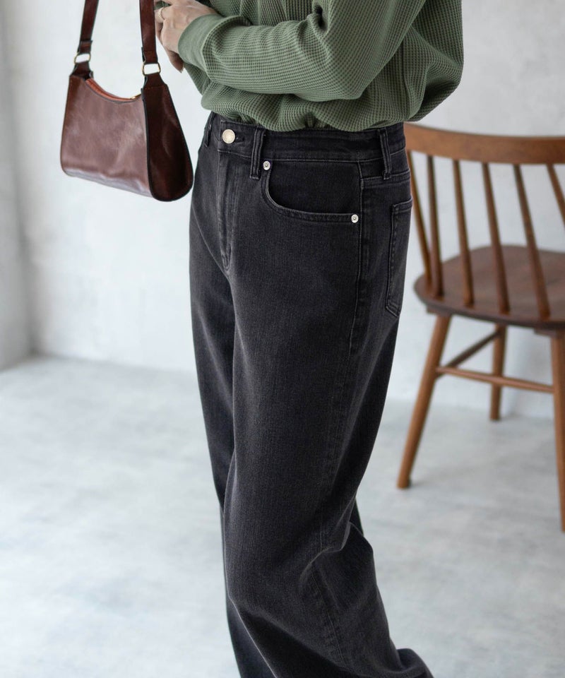 nAvy 毎日はきたくなるデニム「マイデニ」 ワイドパンツ レディース商品画像-11