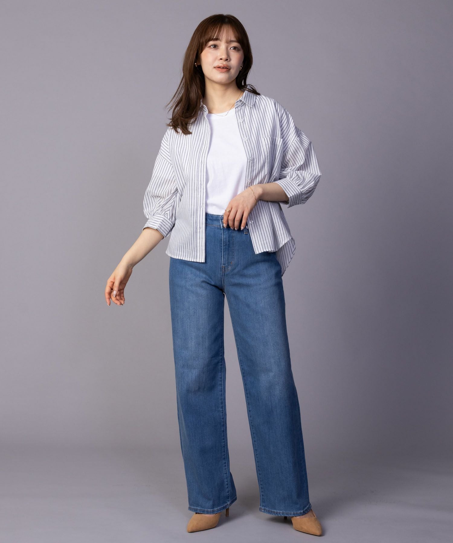 nAvy 毎日はきたくなるデニム「マイデニ」 ワイドパンツ レディース