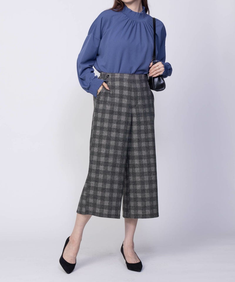 Howdy Marie  ニットワイドクロップドパンツ レディース商品画像-13