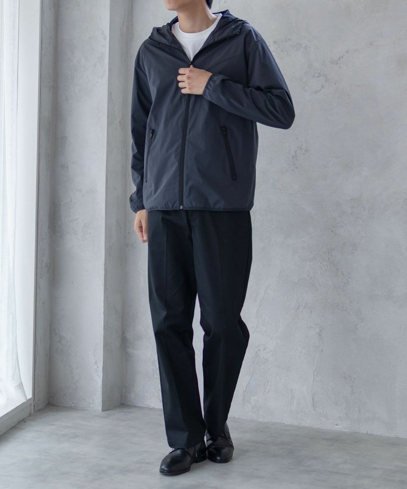 NAVY シャットアウター SOLOTEX(R)使用 裏メッシュフードジャケット メンズ商品画像-31