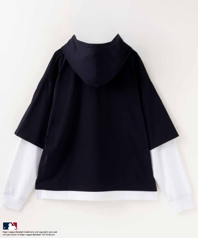 MLB フェイクレイヤードTシャツパーカー メンズ商品画像-5
