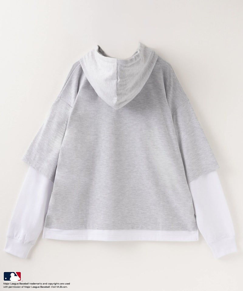 MLB フェイクレイヤードTシャツパーカー メンズ商品画像-7