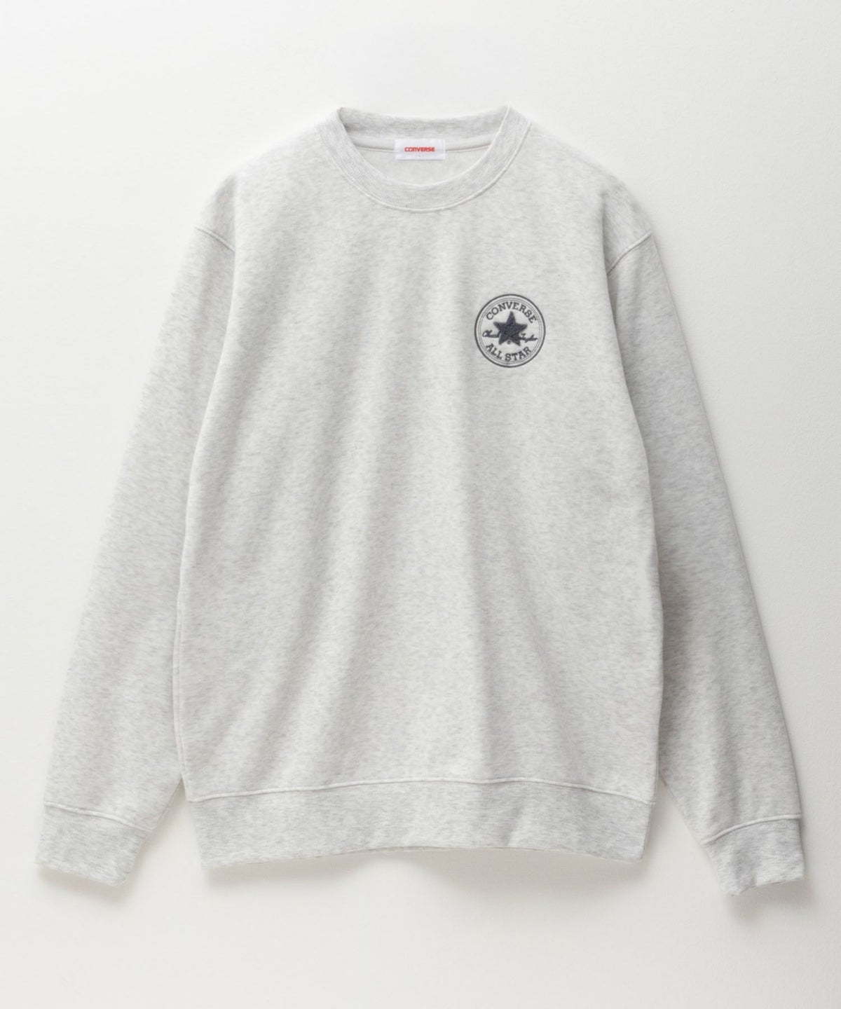 CONVERSE ワンポイントサガラ刺繍クルートレーナー メンズ