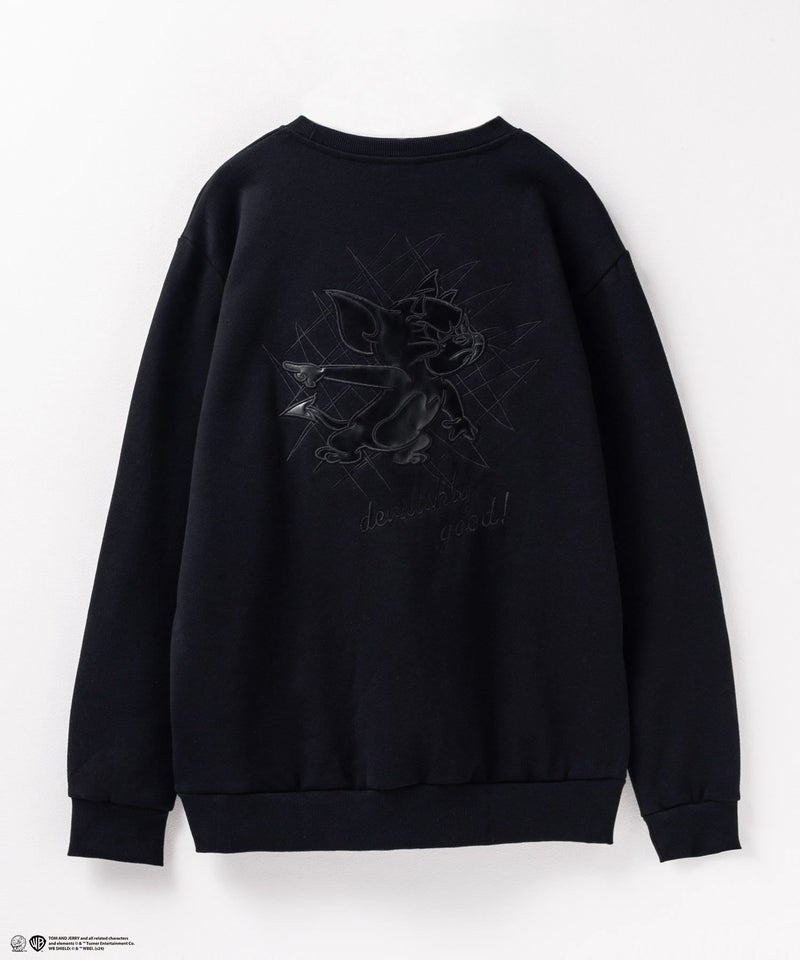 [期間限定価格]Tom and Jerry バック合皮アップリケトレーナー メンズ商品画像-4