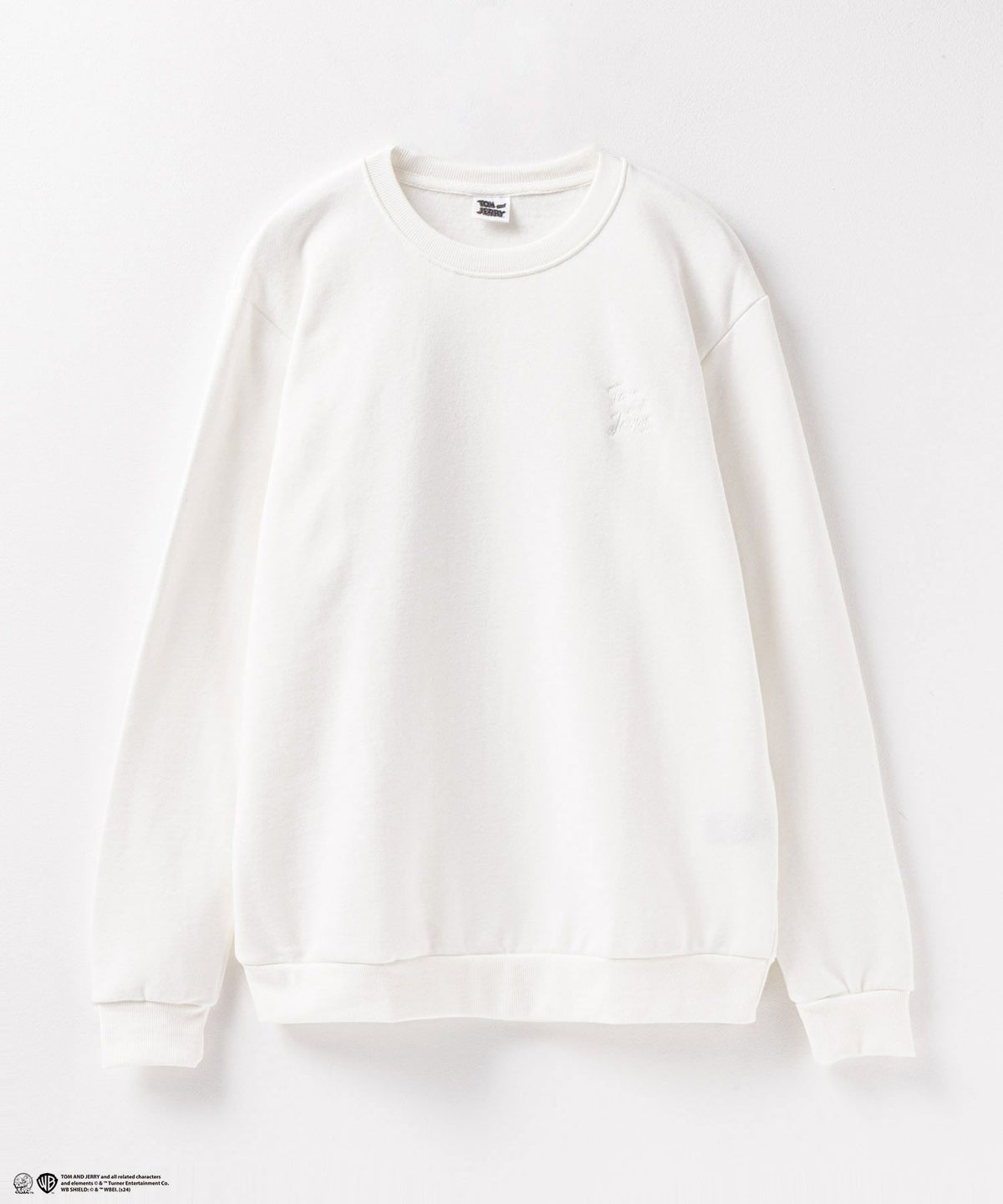 Tom and Jerry バック合皮アップリケトレーナー メンズ