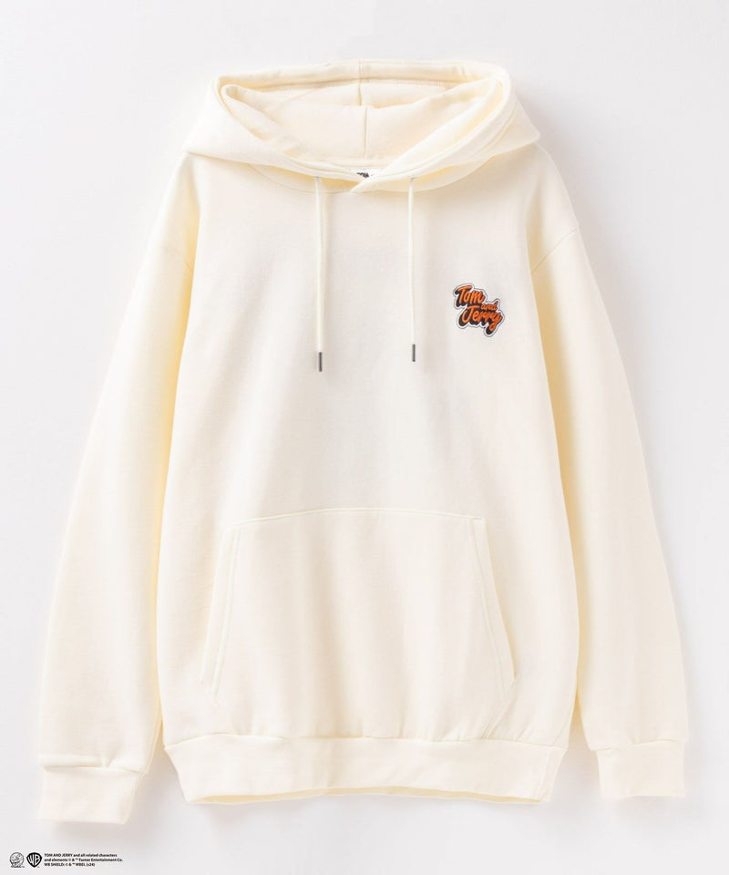 Tom and Jerry バックワッペン刺繍パーカー メンズ商品画像-3