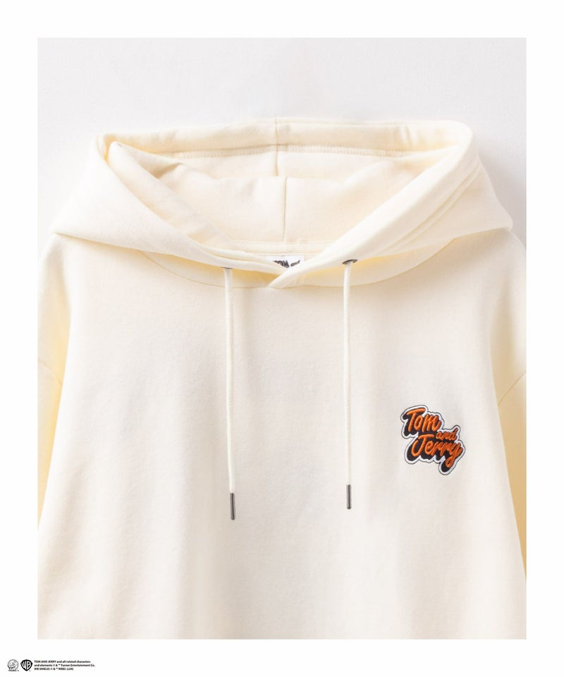 Tom and Jerry バックワッペン刺繍パーカー メンズ商品画像-7