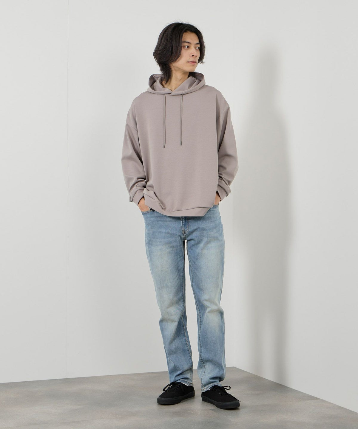 NAVY 毎日はきたくなるデニム「マイデニ」 テーパードパンツ メンズ