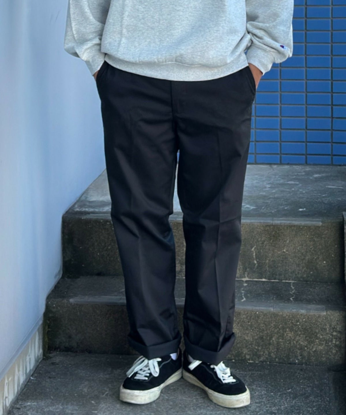 Dickies ツイルレギュラーチノパンツ メンズ