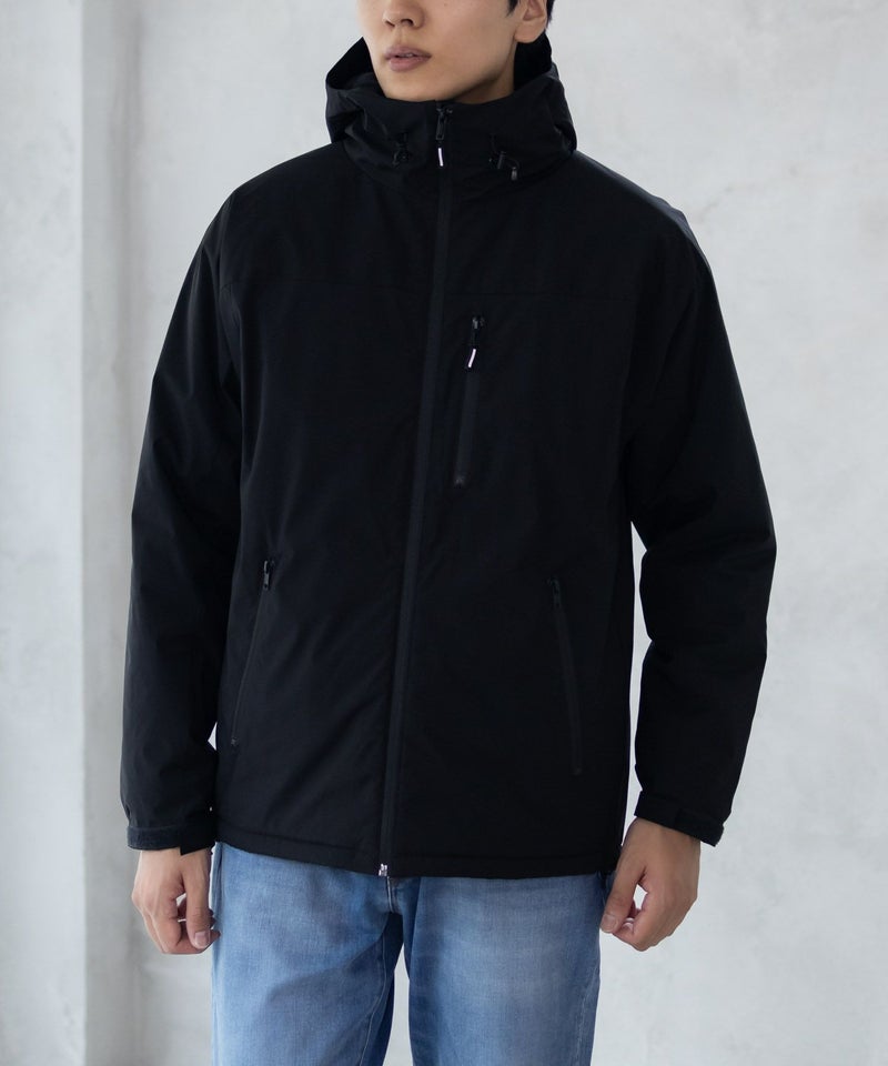 NAVY シャットアウター SOLOTEX(R)使用 裏シャギーフードジャケット メンズ商品画像-1