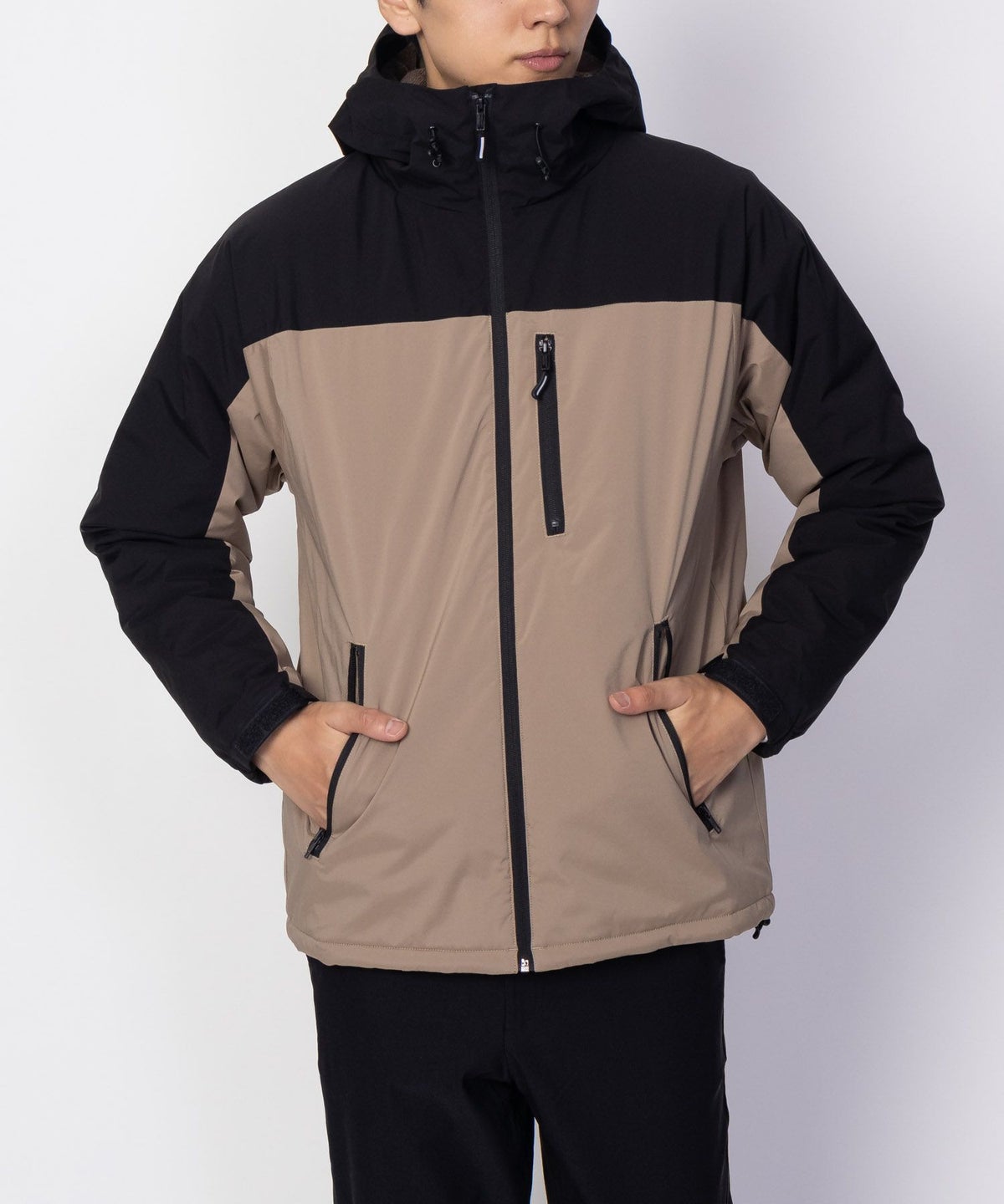 NAVY シャットアウター SOLOTEX(R)使用 裏シャギーフードジャケット メンズ