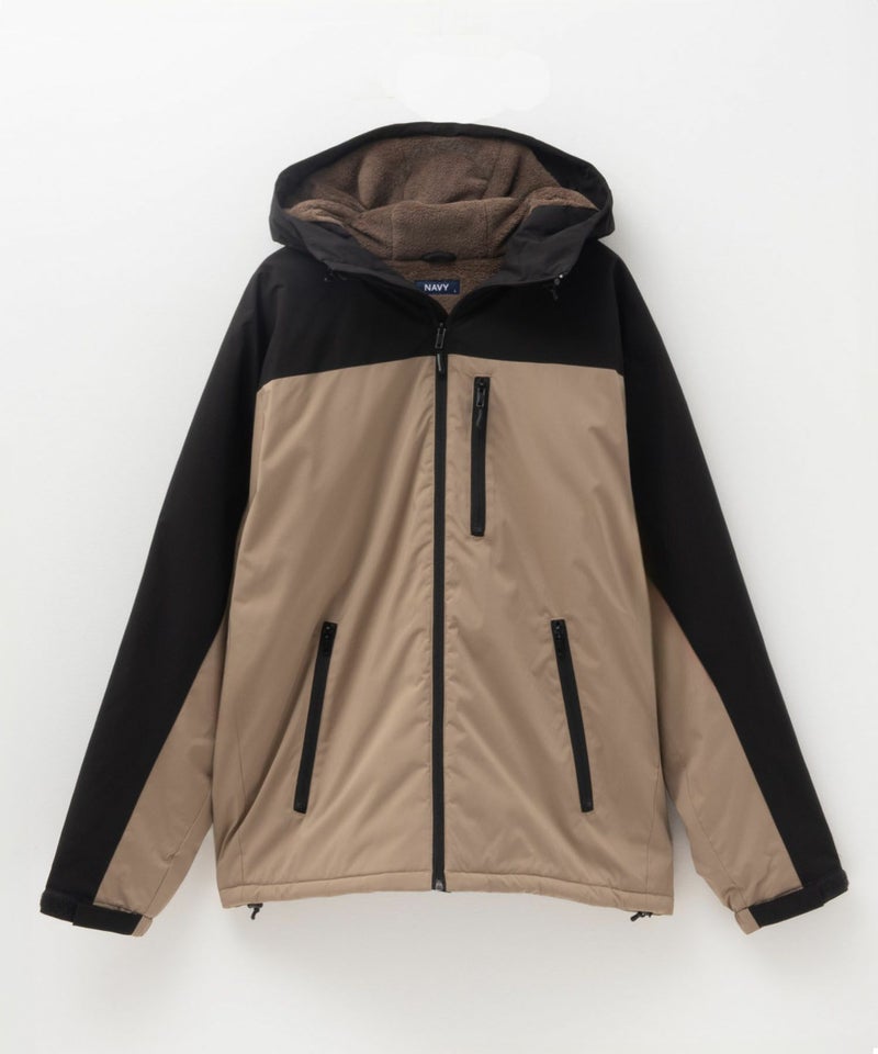 NAVY  シャットアウター SOLOTEX(R)使用 裏シャギーフードジャケット メンズ商品画像-27
