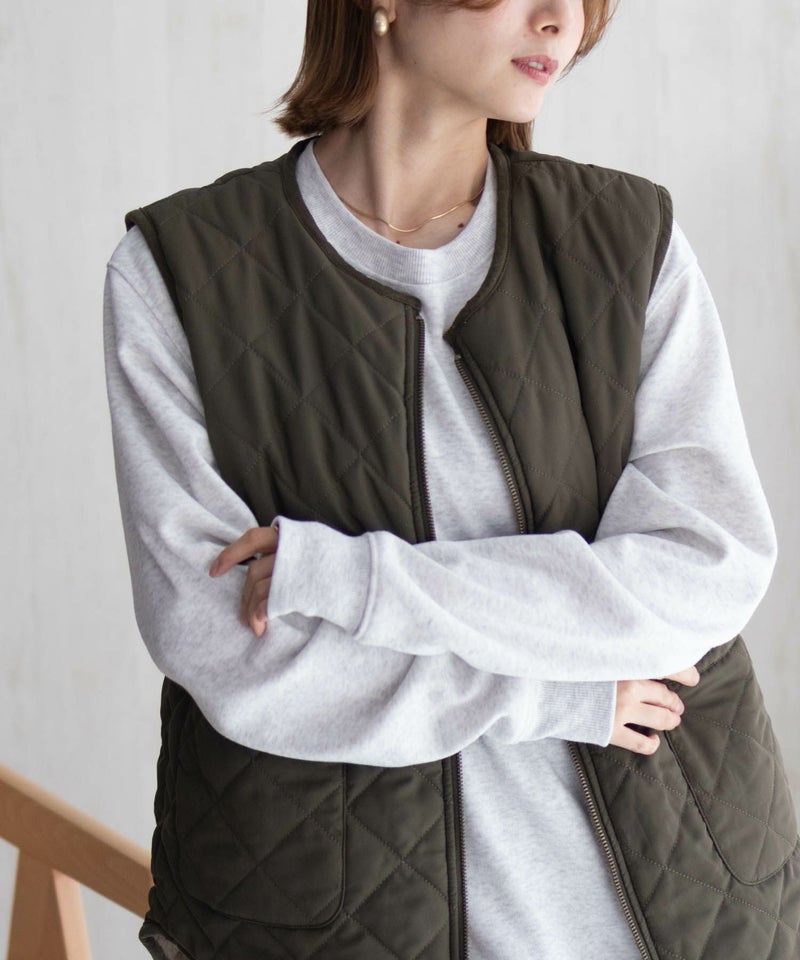 [期間限定価格]Howdy Marie  ボアタフタリバーシブルベスト レディース商品画像-11