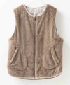 Howdy Marie ボアタフタリバーシブルベスト レディース商品サムネイル-19