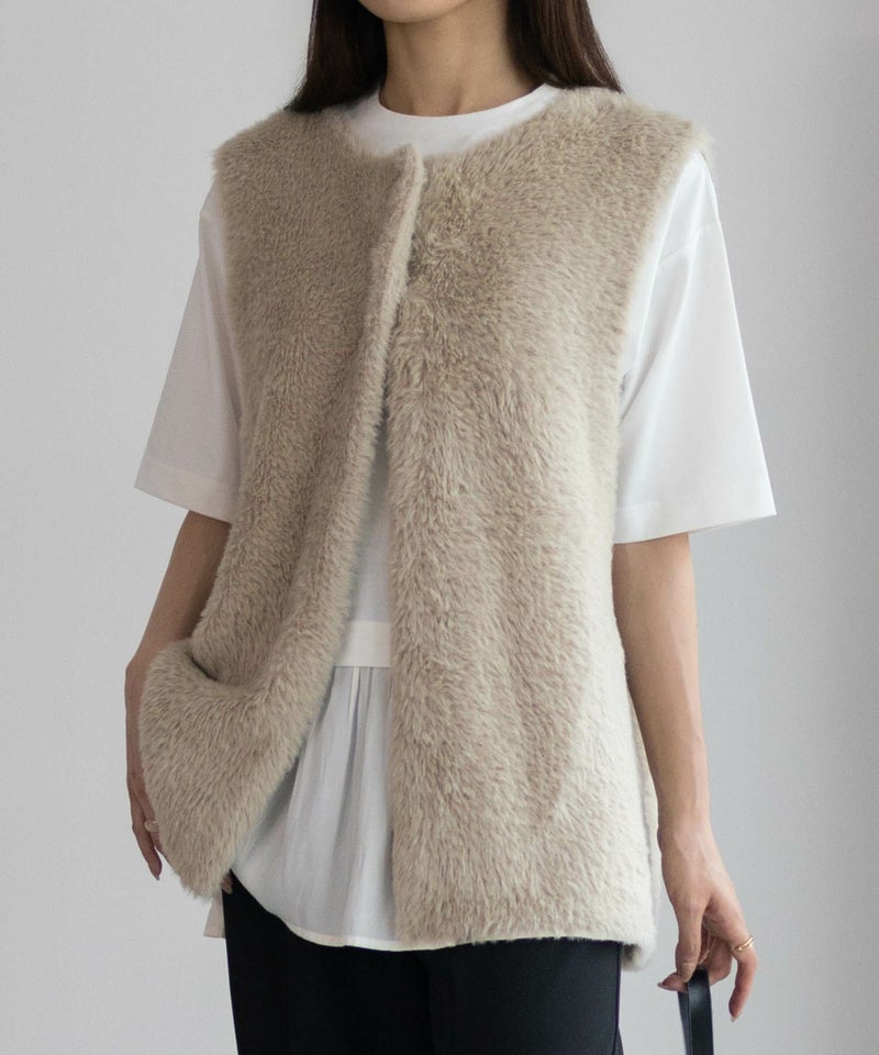 HusHusH ファーロングベスト レディース商品画像-2