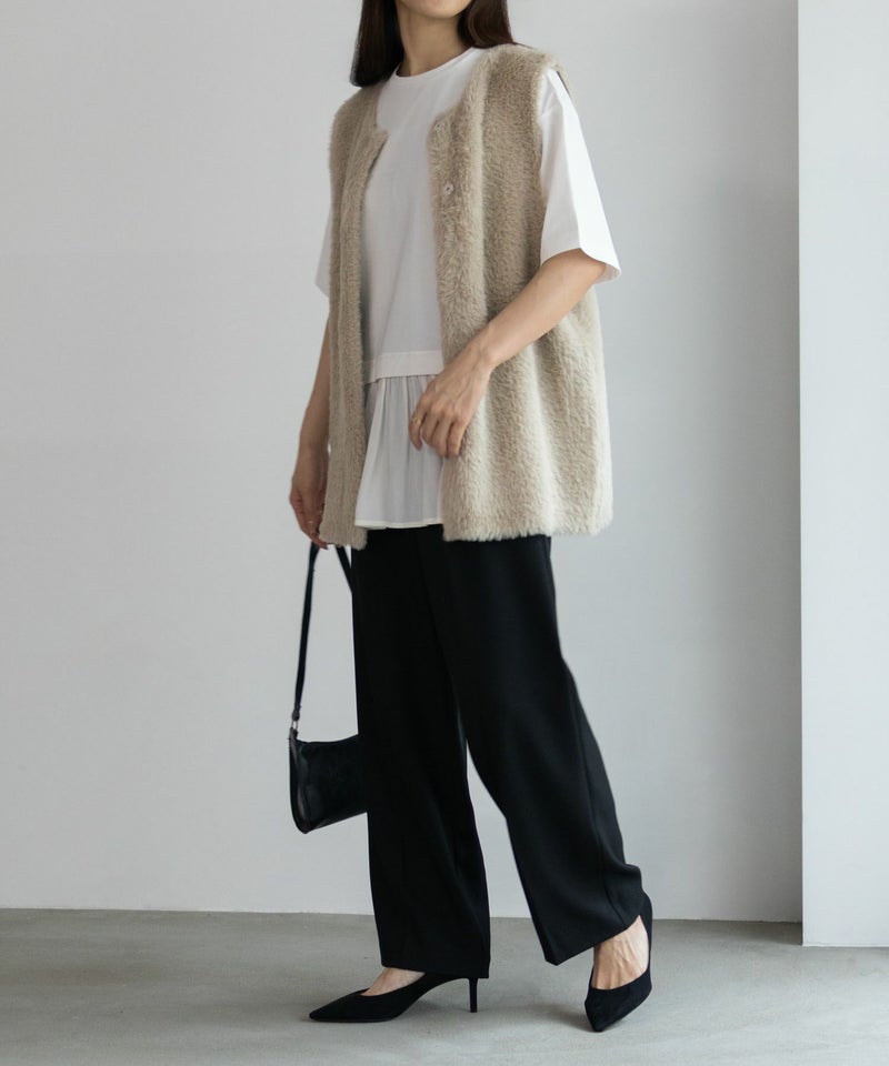 HusHusH ファーロングベスト レディース商品画像-4