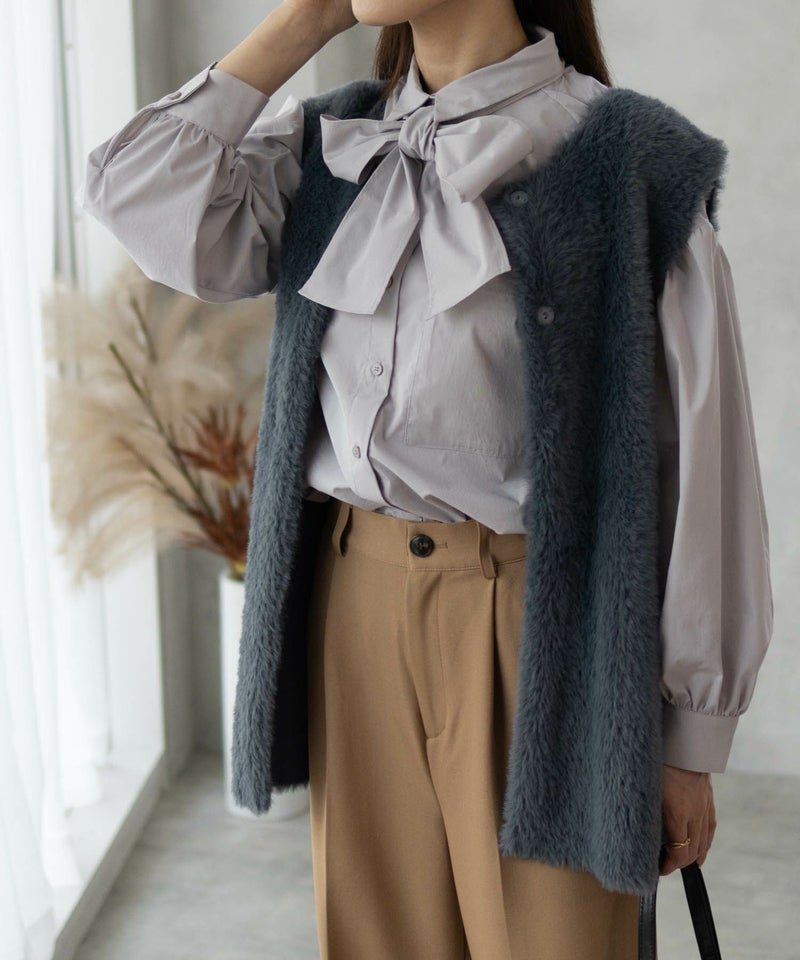 HusHusH ファーロングベスト レディース商品画像-5