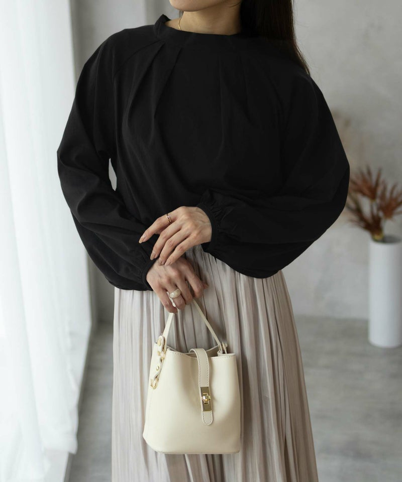 HusHusH  ヴィンテージサテンプルオーバーブラウス レディース商品画像-9