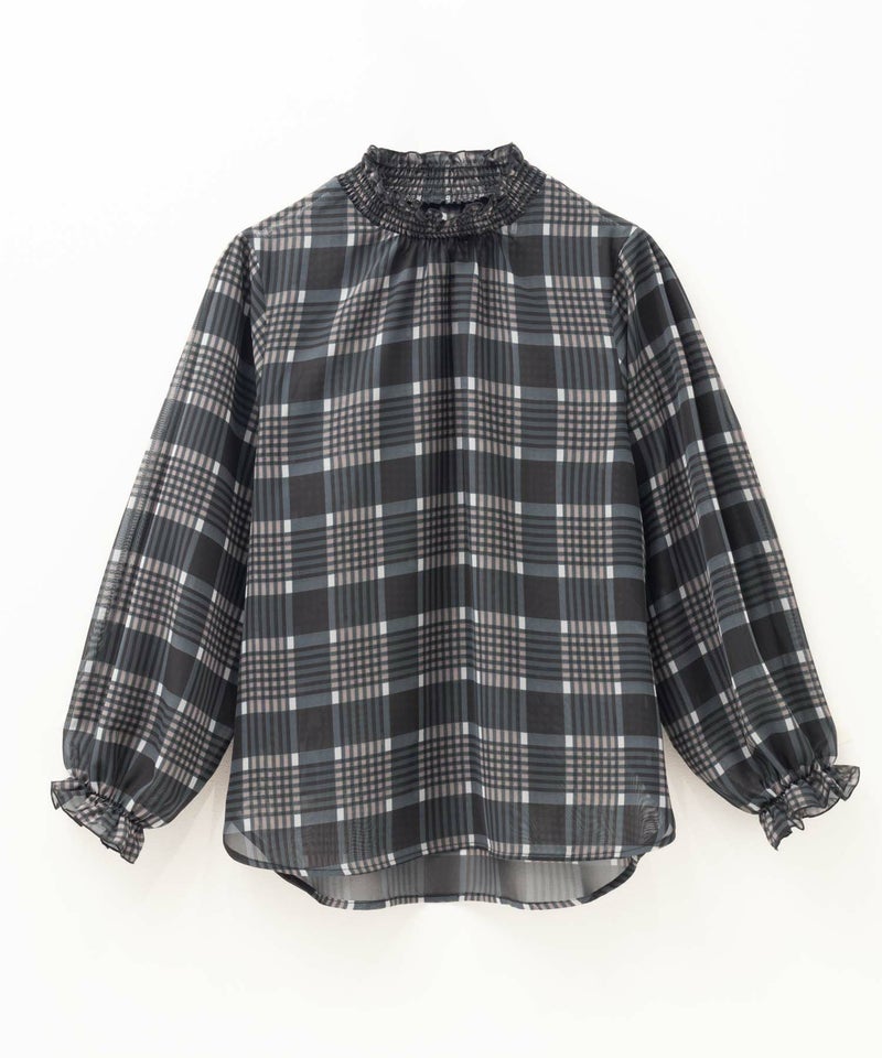 HusHusH  チェックプリントブラウス レディース商品画像-14