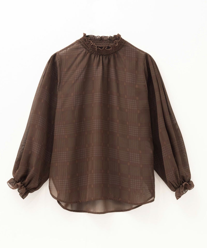 HusHusH チェックプリントブラウス レディース商品画像-16