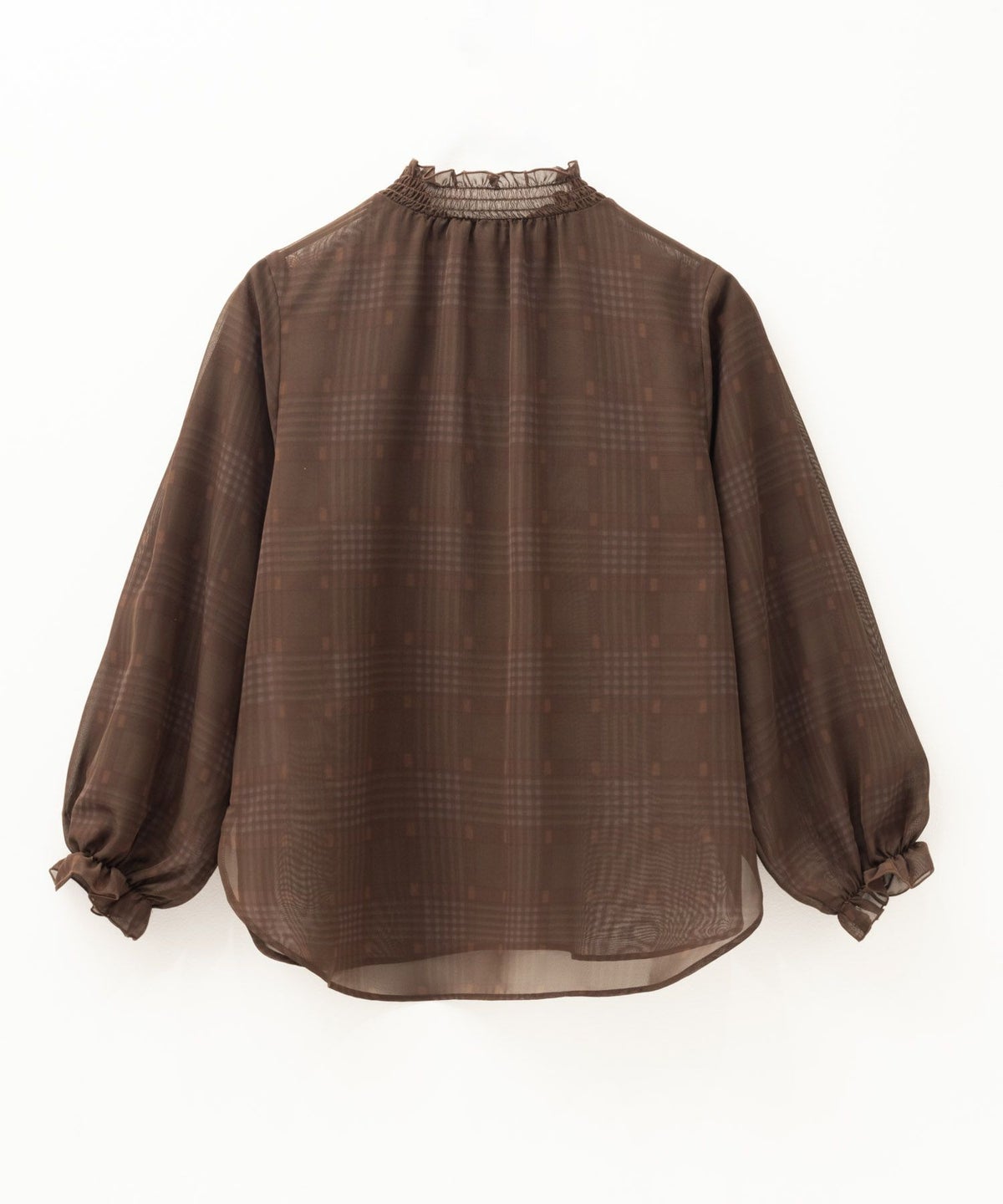 HusHusH チェックプリントブラウス レディース