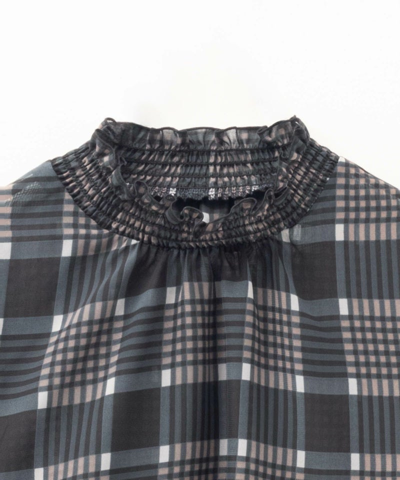 HusHusH  チェックプリントブラウス レディース商品画像-18