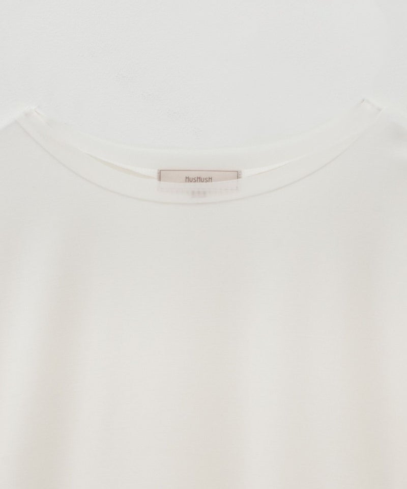 HusHusH 袖チュール長袖Tシャツ レディース メール便 対応商品商品画像-19