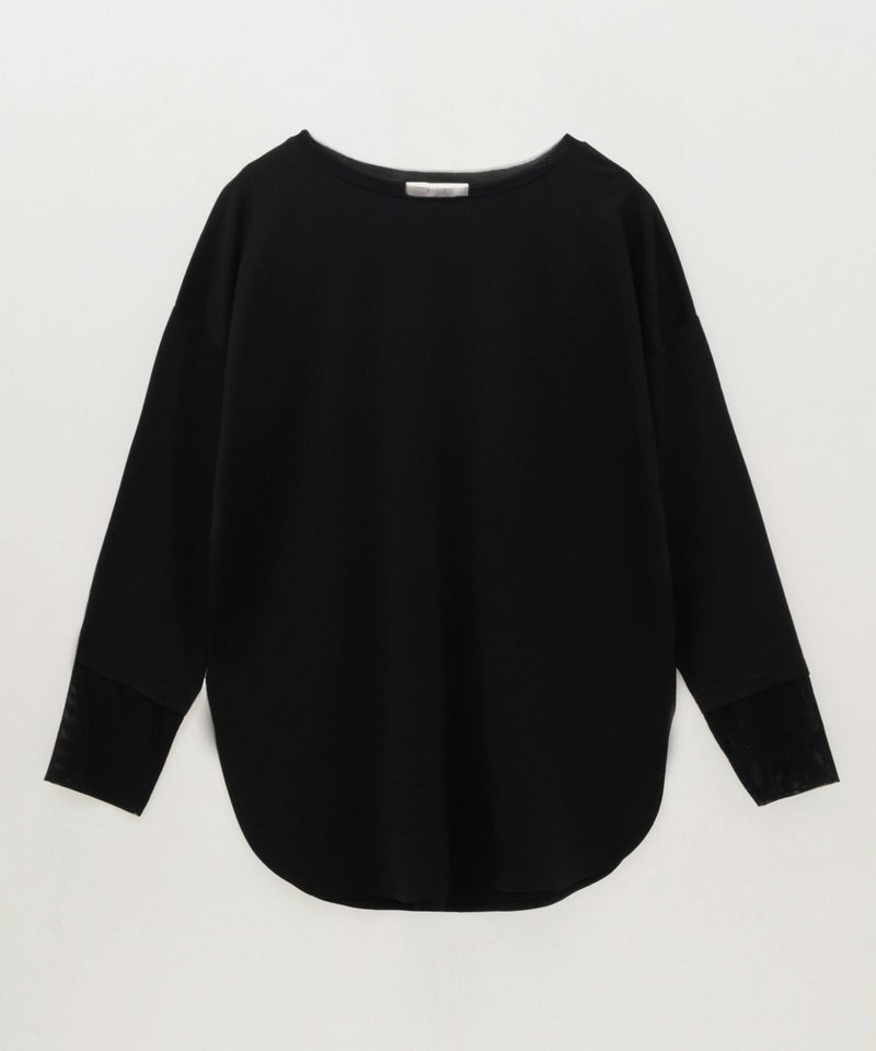 HusHusH 袖チュール長袖Tシャツ レディース メール便 対応商品商品画像-22