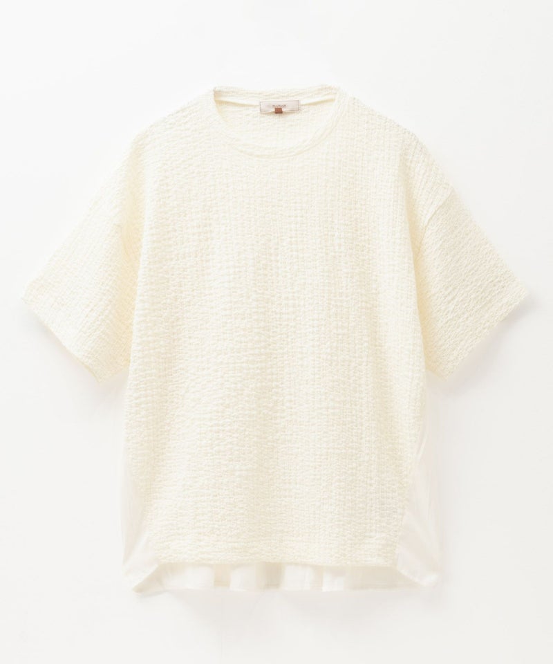 [期間限定価格]HusHusH  切替5分袖Tシャツ レディース メール便 対応商品商品画像-15