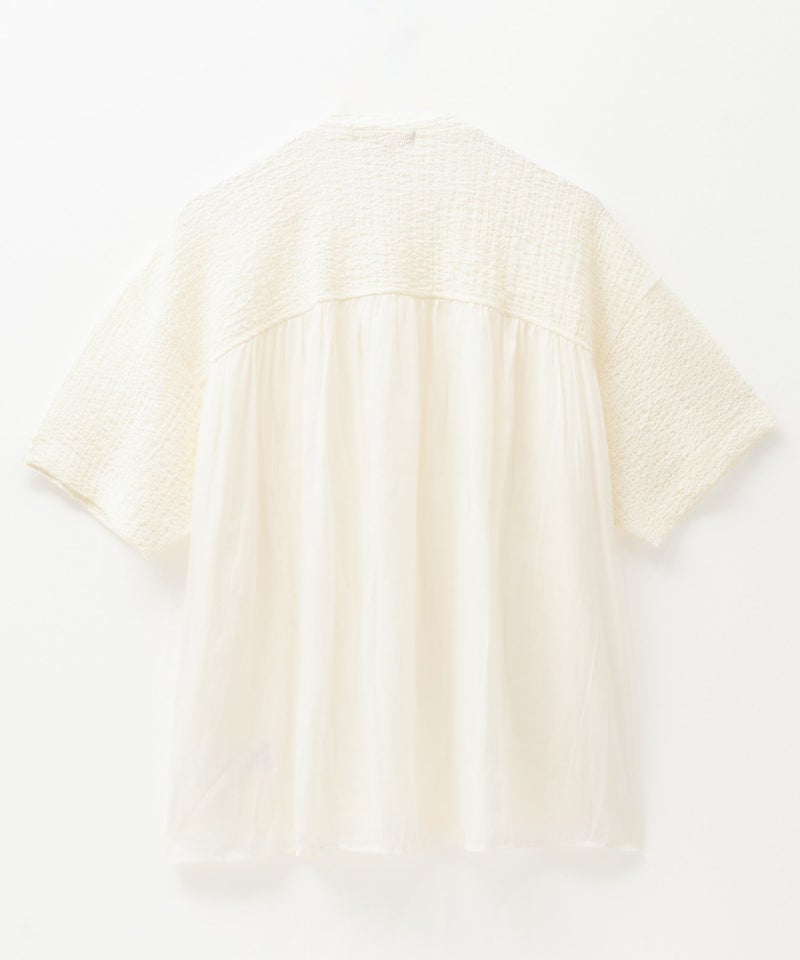 [期間限定価格]HusHusH  切替5分袖Tシャツ レディース メール便 対応商品商品画像-16