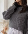 [期間限定knit]Howdy Marie  バーズアイ柄プルオーバー レディース商品サムネイル-1