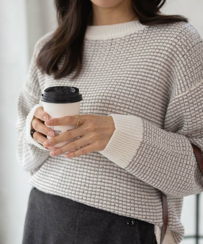 Howdy Marie バーズアイ柄プルオーバー レディース商品画像-6