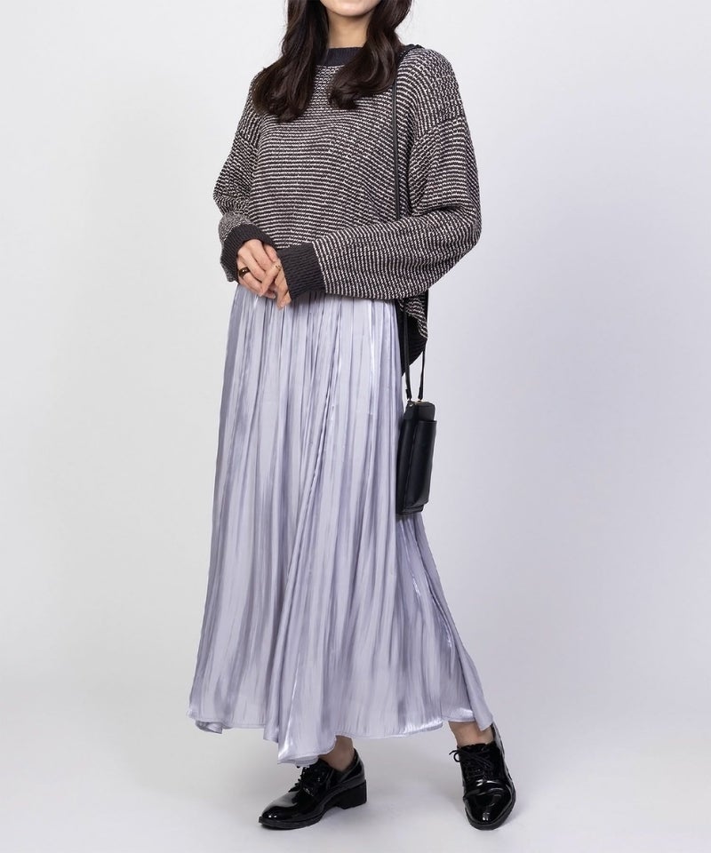 [期間限定knit]Howdy Marie  バーズアイ柄プルオーバー レディース商品画像-11