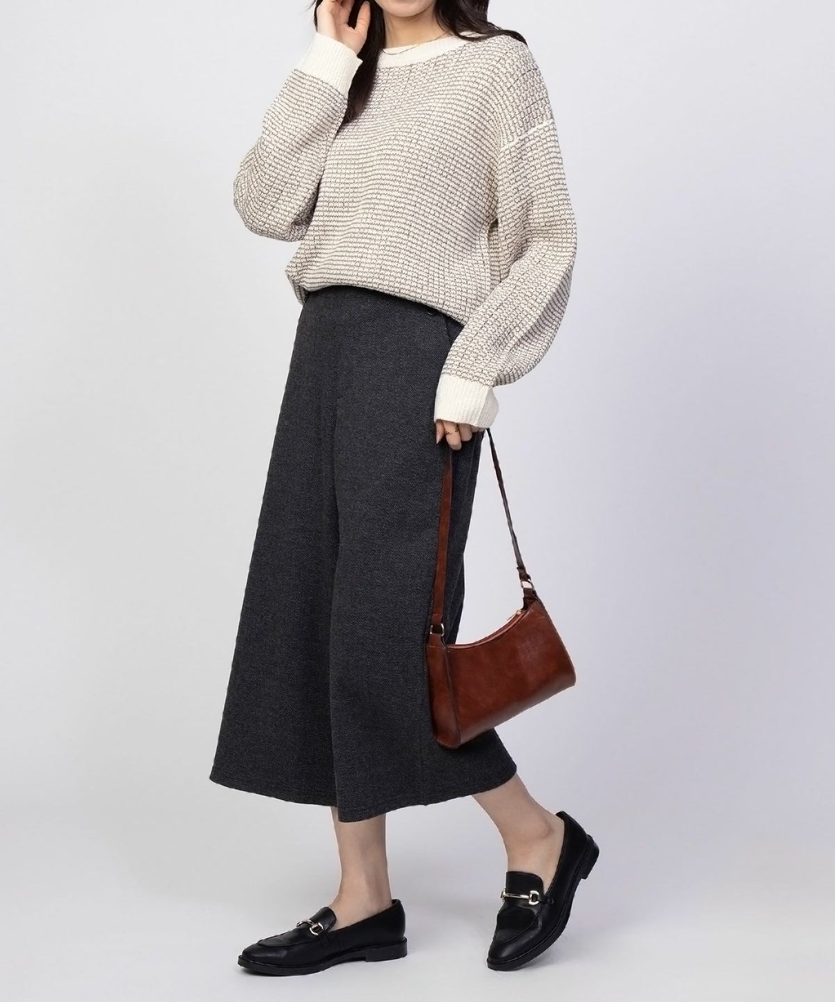 Howdy Marie バーズアイ柄プルオーバー レディース