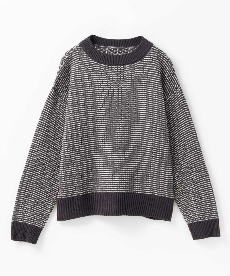 [期間限定knit]Howdy Marie  バーズアイ柄プルオーバー レディース商品画像-15