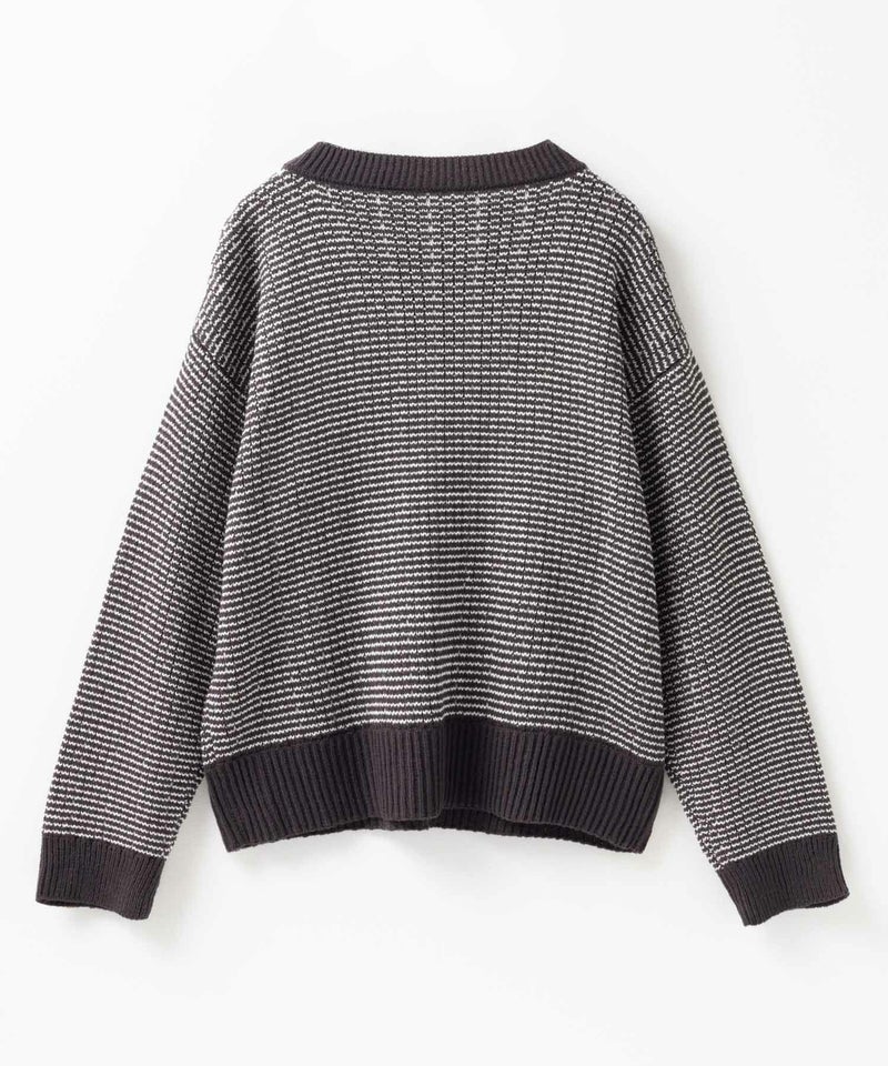 [期間限定knit]Howdy Marie  バーズアイ柄プルオーバー レディース商品画像-16