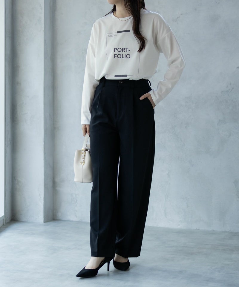 HusHusH  裾ラウンドプリントロンT レディース メール便 対応商品商品画像-10