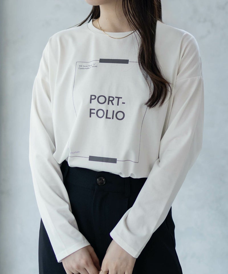 HusHusH  裾ラウンドプリントロンT レディース メール便 対応商品商品画像-11